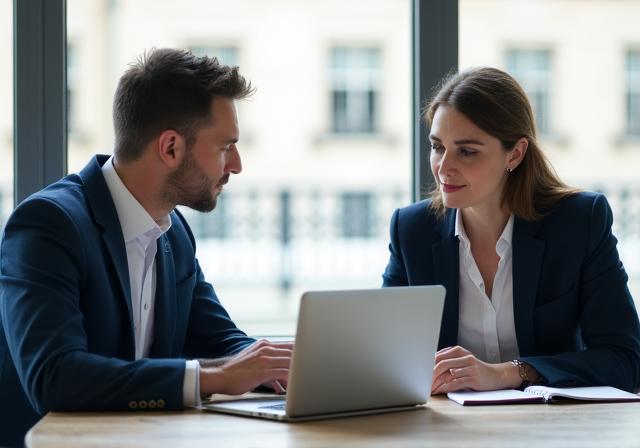 Career consultation in a 50 Baldwin Street office